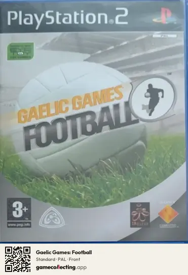 Gaelic Games: Football PlayStation 2, PAL box front