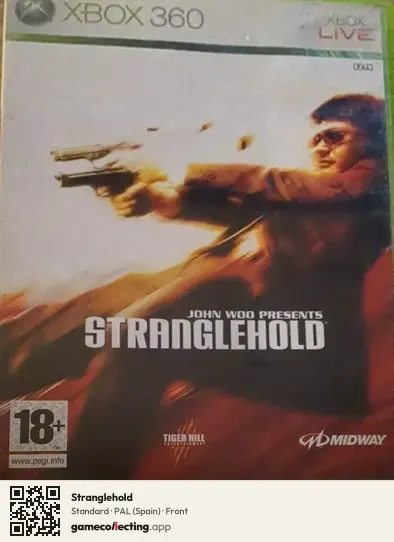 Stranglehold Xbox 360, Spain box front