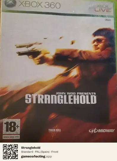 Stranglehold Xbox 360, Spain box front