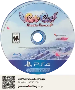 Gal*Gun: Double Peace PlayStation 4, NTSC disc
