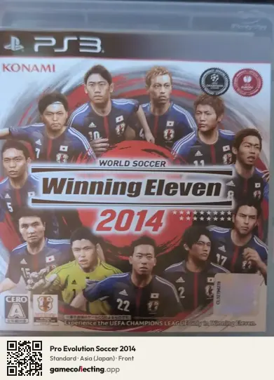 Pro Evolution Soccer 2014 PlayStation 3, Asia box front