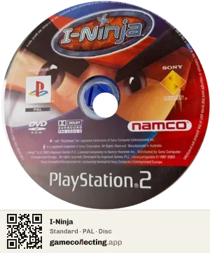 I-Ninja PlayStation 2, PAL disc