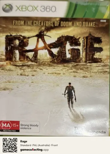Rage Xbox 360, Australia box front