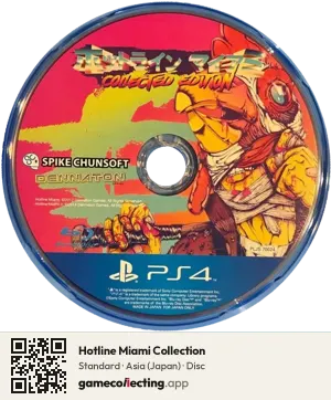 Hotline Miami Collection PlayStation 4, Asia disc