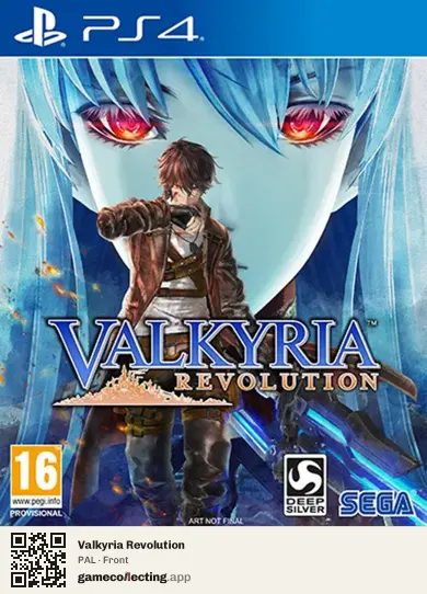 Valkyria Revolution PlayStation 4, PAL box front