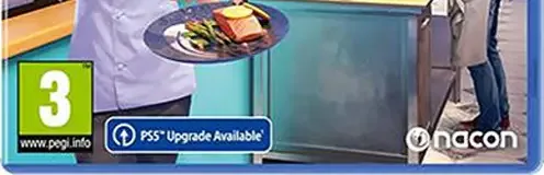 Chef Life: A Restaurant Simulator, the PEGI square on its front