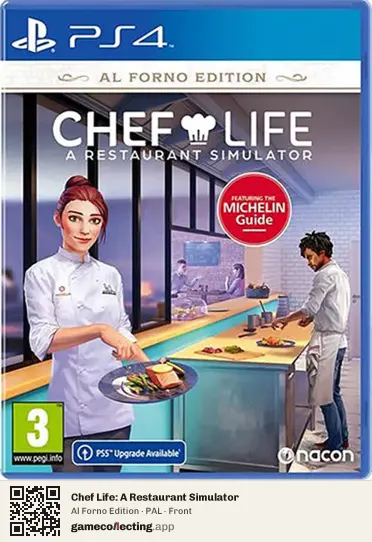 Chef Life: A Restaurant Simulator PlayStation 4, PAL box front