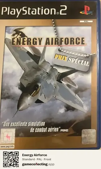 Energy Airforce PlayStation 2, PAL box front