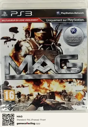 MAG PlayStation 3, France box front