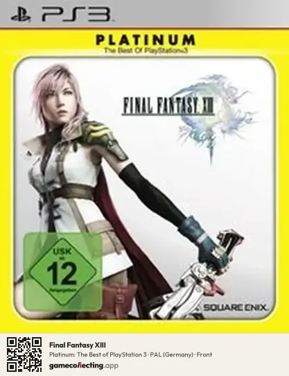 Final Fantasy XIII PlayStation 3, Germany box front