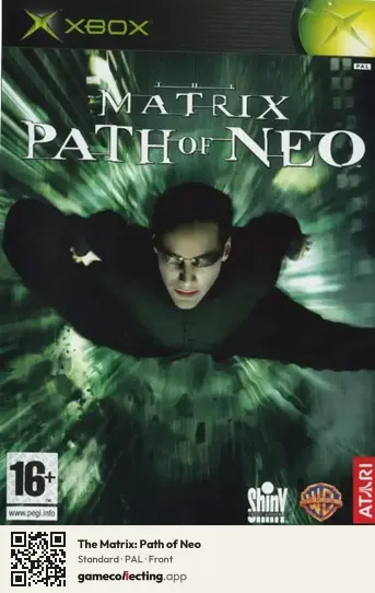The Matrix: Path of Neo Xbox, PAL box front