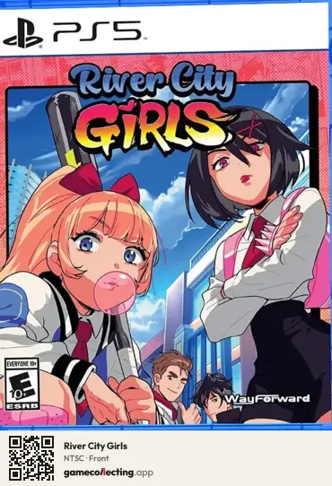 River City Girls PlayStation 5, NTSC box front