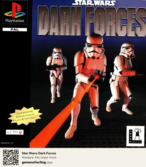 Star Wars: Dark Forces PlayStation, Italy box front