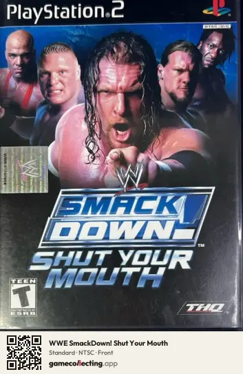 WWE SmackDown! Shut Your Mouth PlayStation 2, NTSC box front