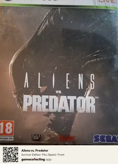 Aliens vs. Predator Xbox 360, Spain box front