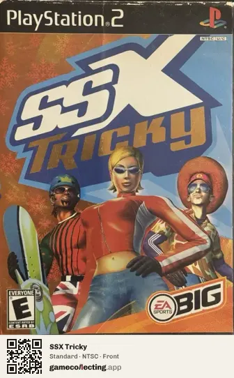 SSX Tricky PlayStation 2, NTSC box front