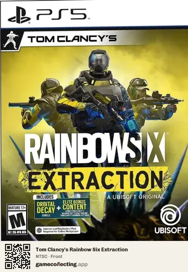 Tom Clancy's Rainbow Six Extraction PlayStation 5, NTSC box front