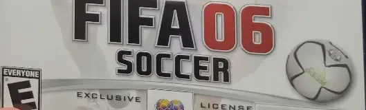 FIFA 06, the ESRB box on its front