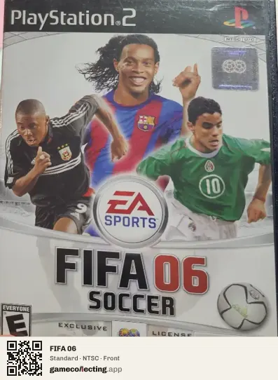 FIFA 06 PlayStation 2, NTSC box front