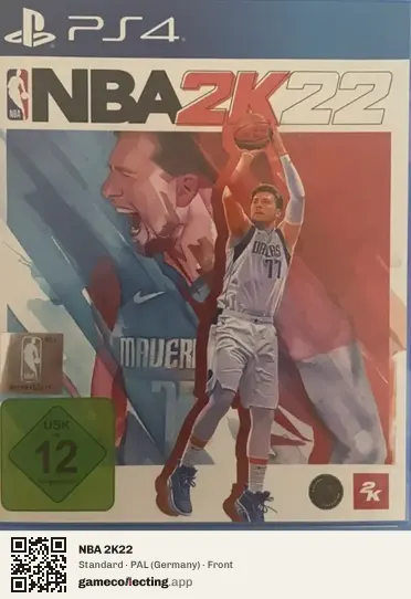NBA 2K22 PlayStation 4, Germany box front