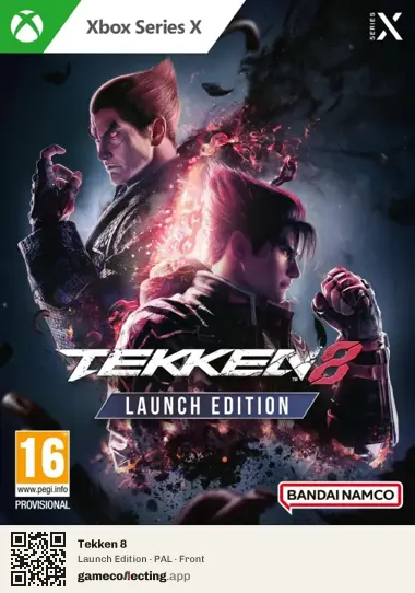 Tekken 8 Xbox Series X, PAL box front