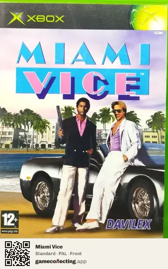Miami Vice Xbox, PAL box front