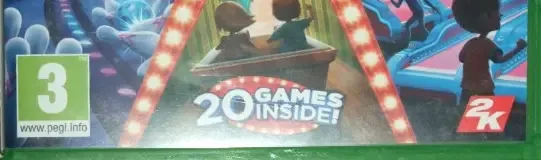 Carnival Games, the PEGI square on its front