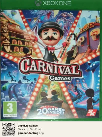 Carnival Games Xbox One, PAL box front