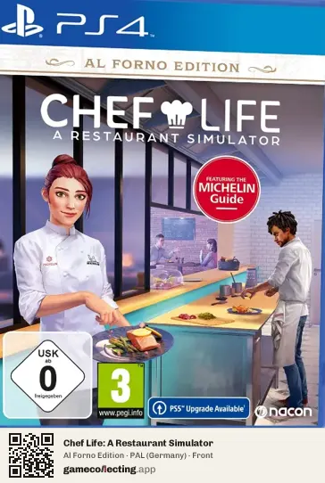 Chef Life: A Restaurant Simulator PlayStation 4, Germany box front