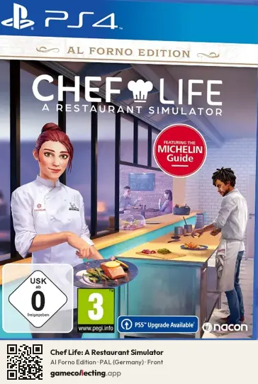 Chef Life: A Restaurant Simulator PlayStation 4, Germany box front
