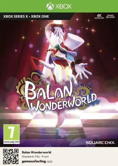 Balan Wonderworld Xbox Series X, PAL box front