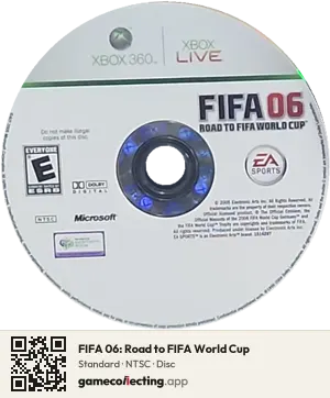 FIFA 06: Road to FIFA World Cup Xbox 360, NTSC disc