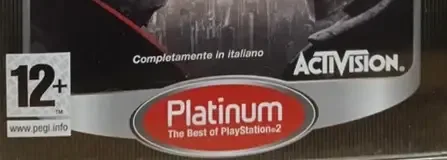 Transformers: The Game, the PEGI square on its front