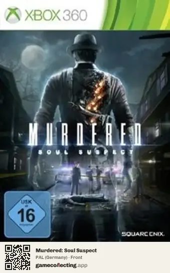 Murdered: Soul Suspect Xbox 360, Germany box front
