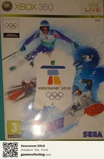 Vancouver 2010 Xbox 360, PAL box front