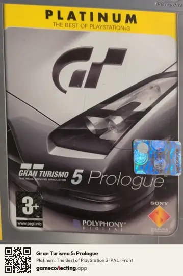 Gran Turismo 5: Prologue PlayStation 3, PAL box front