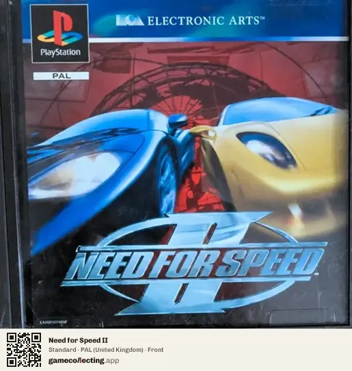 Need for Speed II PlayStation, United Kingdom box front