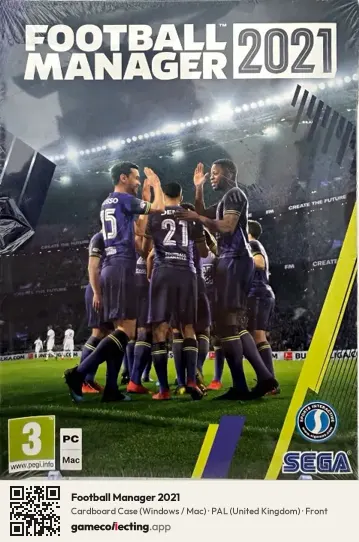 Football Manager 2021 Computer, United Kingdom box front
