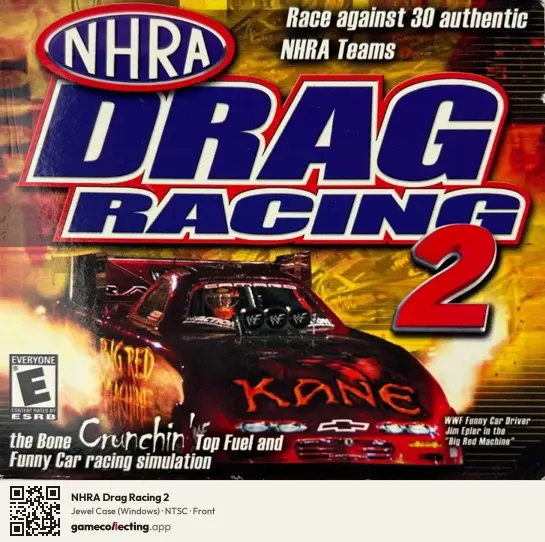 NHRA Drag Racing 2 Computer, NTSC box front