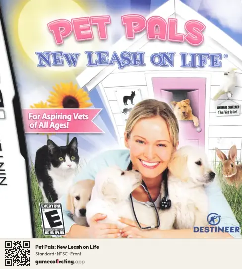 Pet Pals: New Leash on Life Nintendo DS, NTSC box front