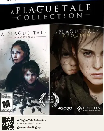 A Plague Tale Collection PlayStation 5, NTSC box front