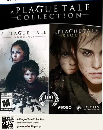 A Plague Tale Collection PlayStation 5, NTSC box front
