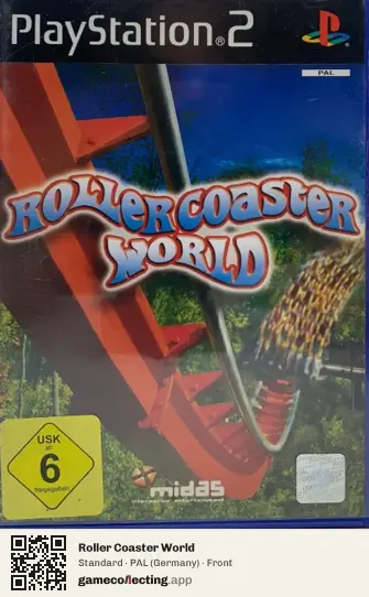 Roller Coaster World PlayStation 2, Germany box front