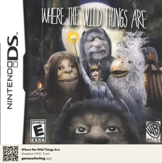 Where the Wild Things Are Nintendo DS, NTSC box front