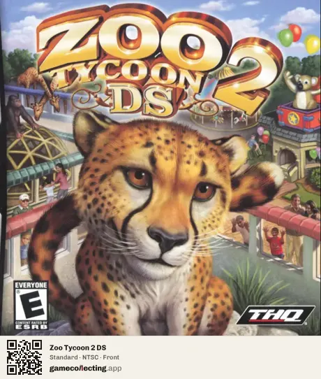 Zoo Tycoon 2 DS Nintendo DS, NTSC box front