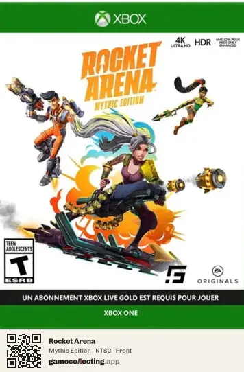 Rocket Arena Xbox One, NTSC box front