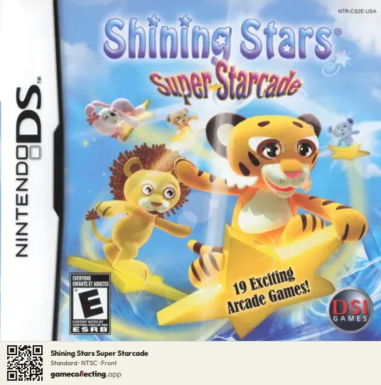 Shining Stars Super Starcade Nintendo DS, NTSC box front
