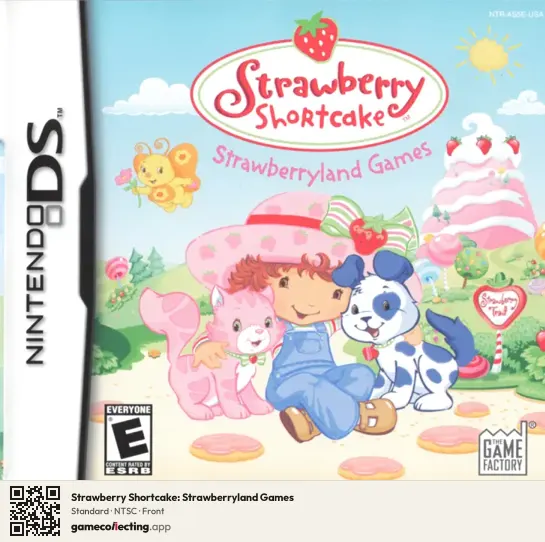 Strawberry Shortcake: Strawberryland Games Nintendo DS, NTSC box front