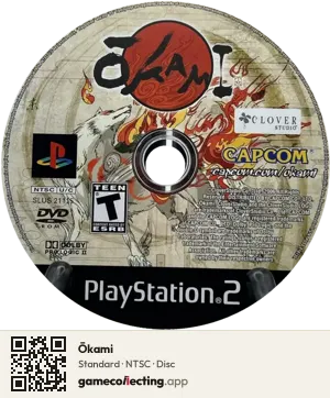 Ōkami PlayStation 2, NTSC disc