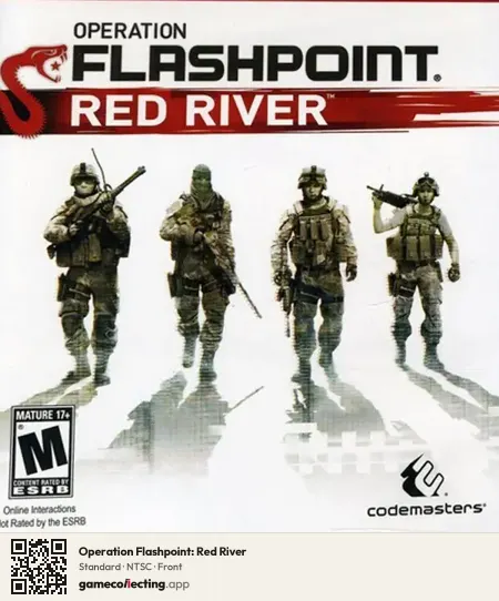 Operation Flashpoint: Red River PlayStation 3, NTSC box front
